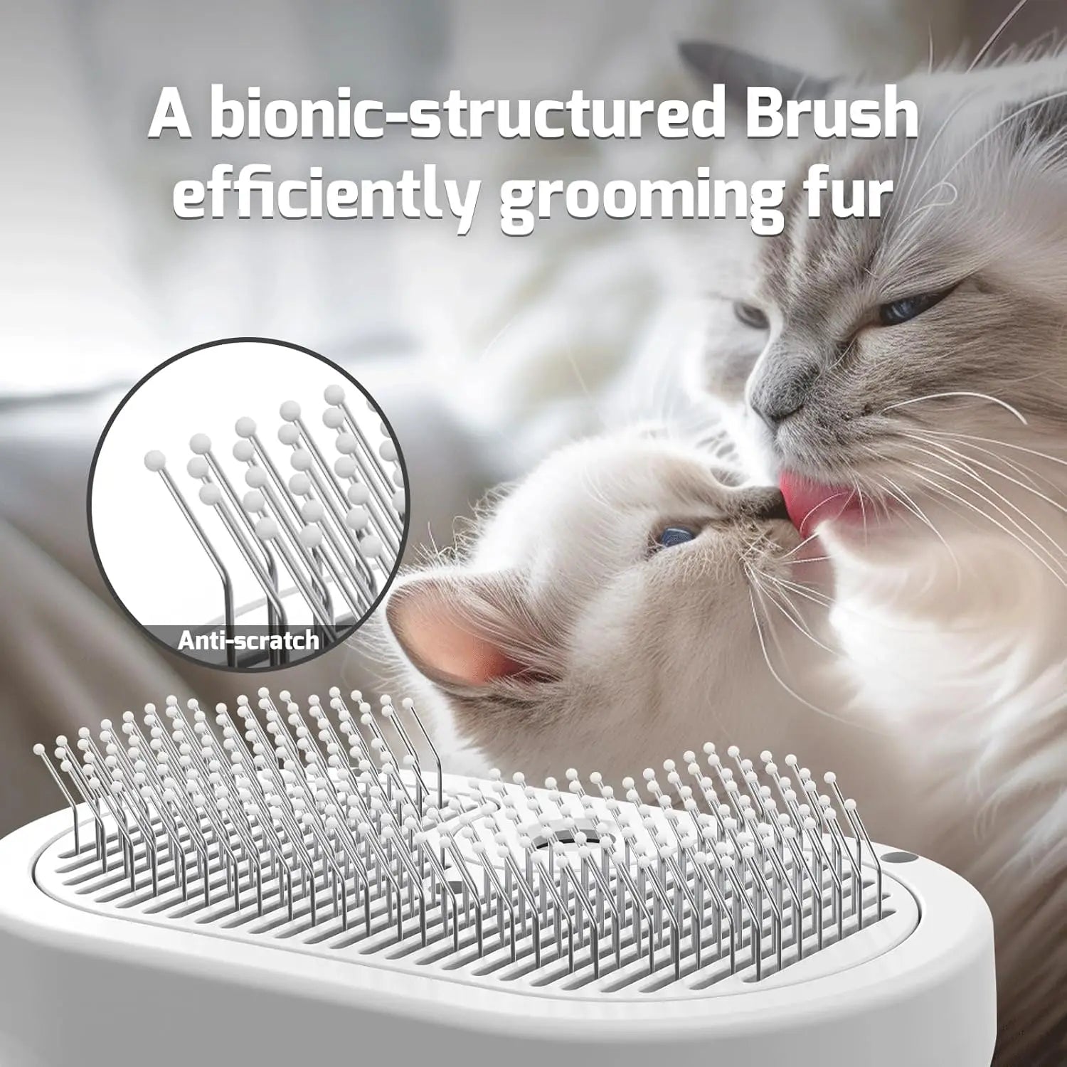 Spray Cat Brush for Shedding - Pet Hair Removal Comb with Water Tank and Release Button Cat Dog Steam Brush Pet Steam Brush