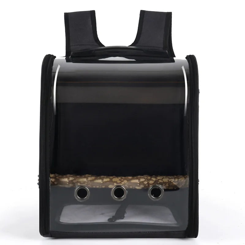 Transparent Pet Transport Carrying Carrier Bag, Pet Space Capsule, Bird Backpack for Parrots, High Quality Travel Window
