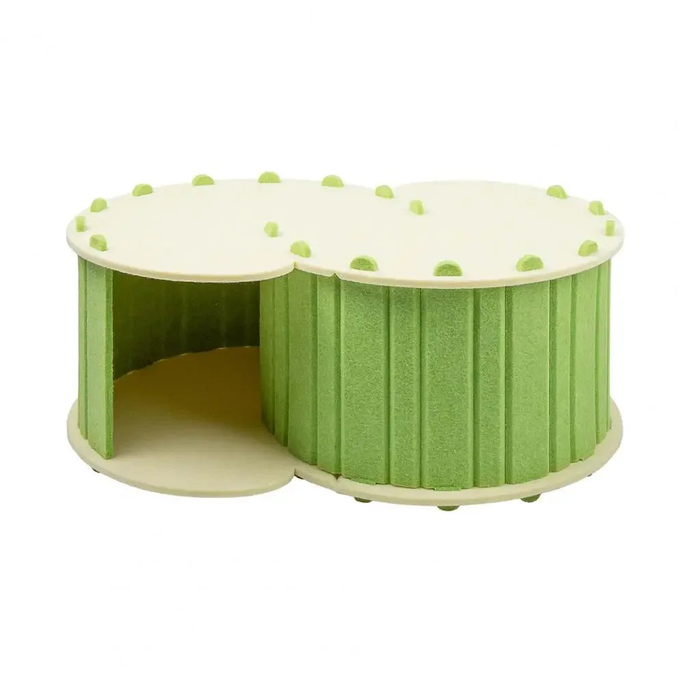 Large Cat Tunnel Bed for 2 Cats Breathable for Indoor Cats Hideout Universal with 2 Holes Pet Cat House Hideaway Cave Cat Nest