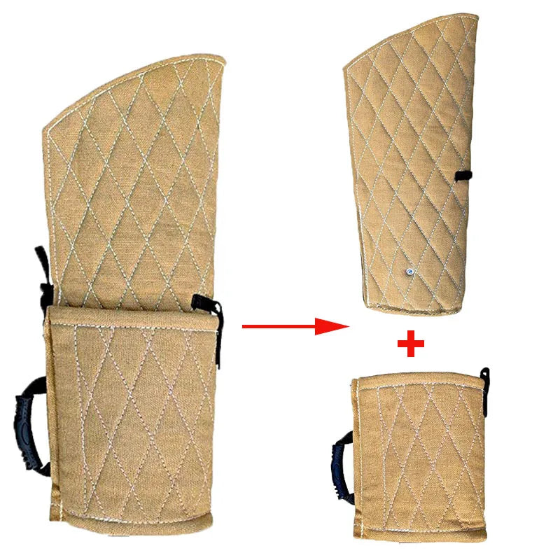 Guard Dog Bite Training Set Durable Jute Training Young Arm Protection Safety Pet Dog Bite Sleeve With Handle Thickened
