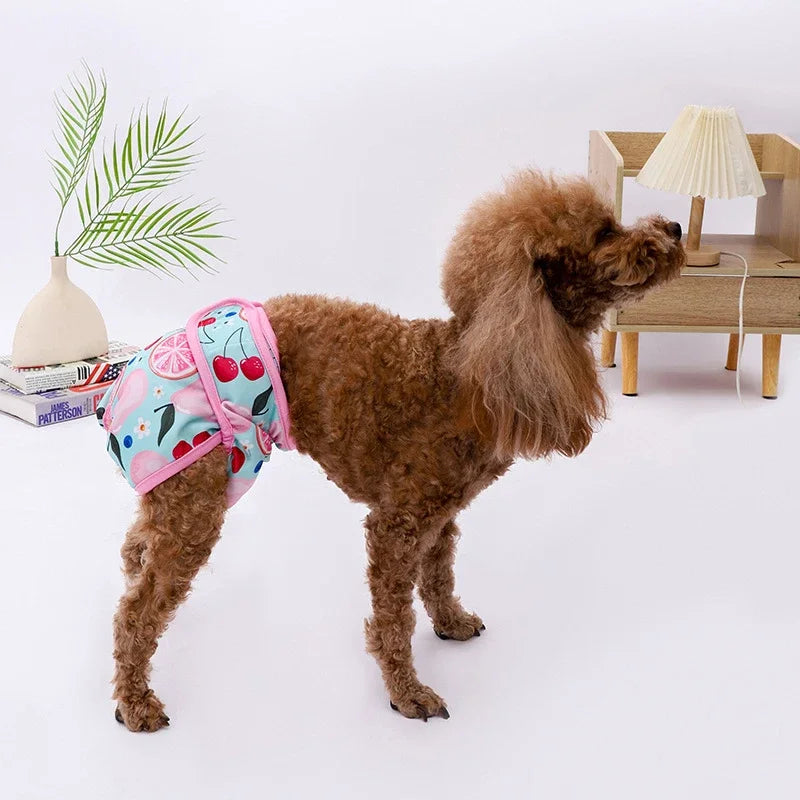 Reusable Dog Diaper Panties Pet Avoid Harassment Shorts Female Dogs Sanitary Menstrual Physiological Estrus Safety Underwear