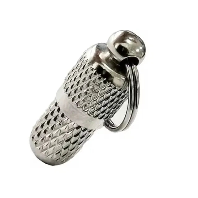 Dog Cat Name Tags Pet Collar ID Tag Keychain Anti-lost Nameplate Pendant Waterproof Capsule/Keyring Necklace Puppy Accessories