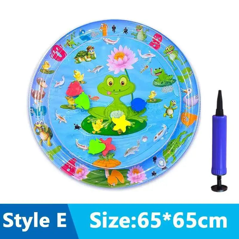 Cats Sensory Water Play Mat With Fish Thickened Inflatable Water Bed Dog Pet Play Sensory Toy Water For Pet Play Interactive Fun