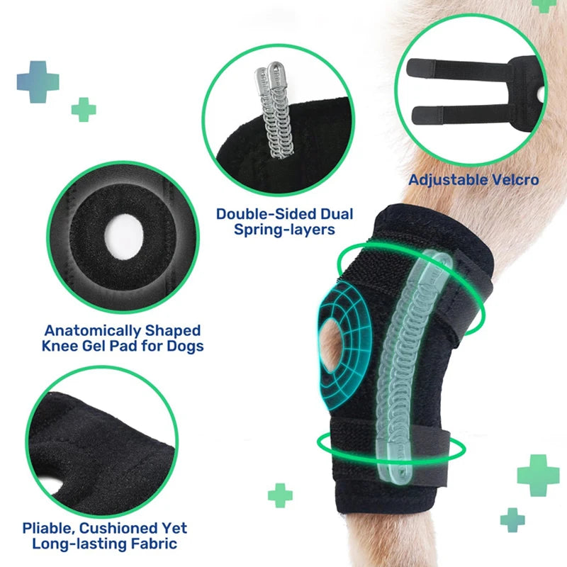 Dog Protector Support Protects Bandage Dog Arthritis Protector Cover Dogs Hock Joint Brace Pet Knee Pads Dogs Injury Recovery