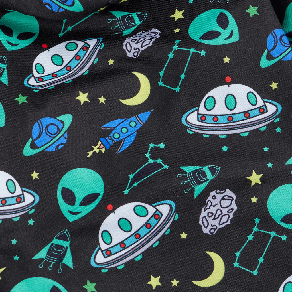 Alien Dog Hoodie Dog Warm Jacket Coat Puppy Sweatshirt Flying Saucer Christmas Halloween Dog Costume  Winter Dog Clothes Pet App