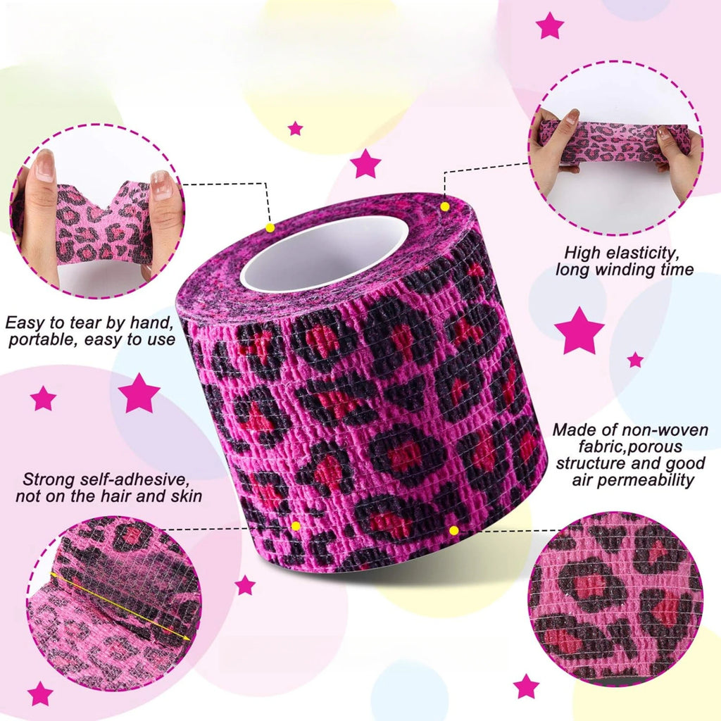 Cat Self-adhesive Elastic Bandage Dog Cat Bandage Leg Cover Protector Strap Bandage Non-woven Cohesive Bandage for Pet