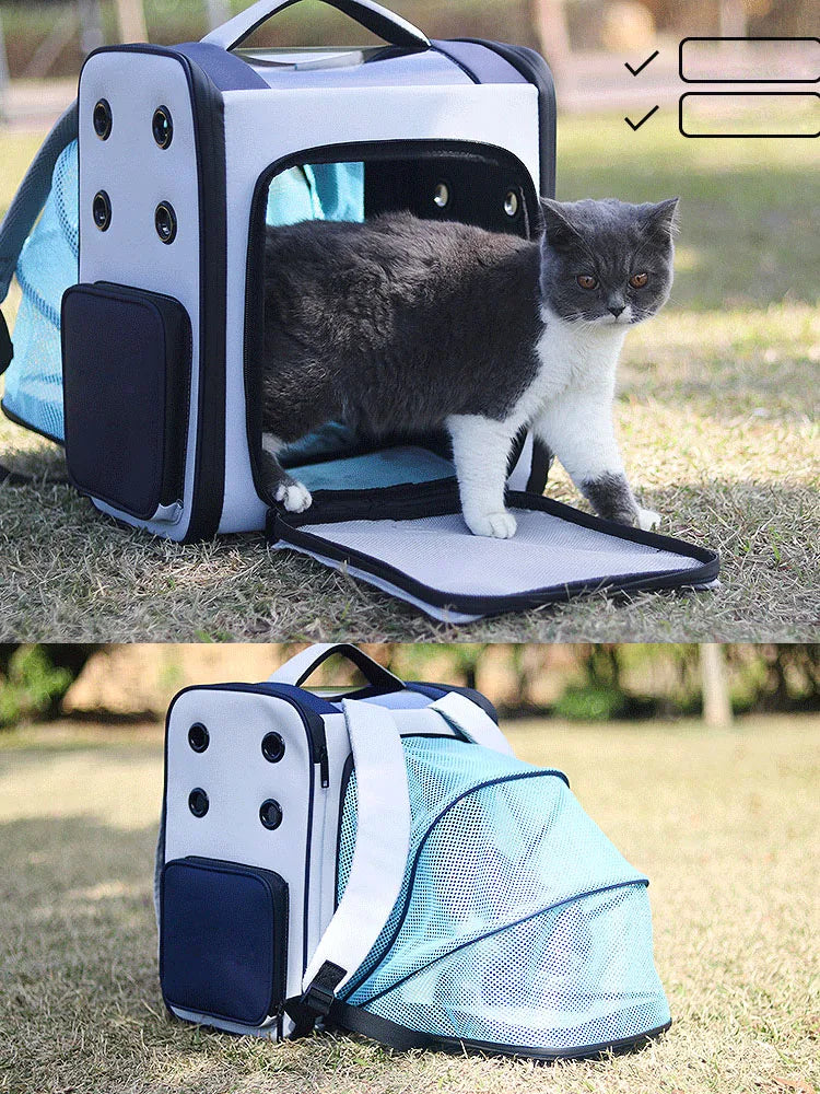 High Quality Foldable Astronaut Transport Travel Carrying Capsule Tote Shoulder Handbag Cat Dog Backpack Pet Carrier Bag