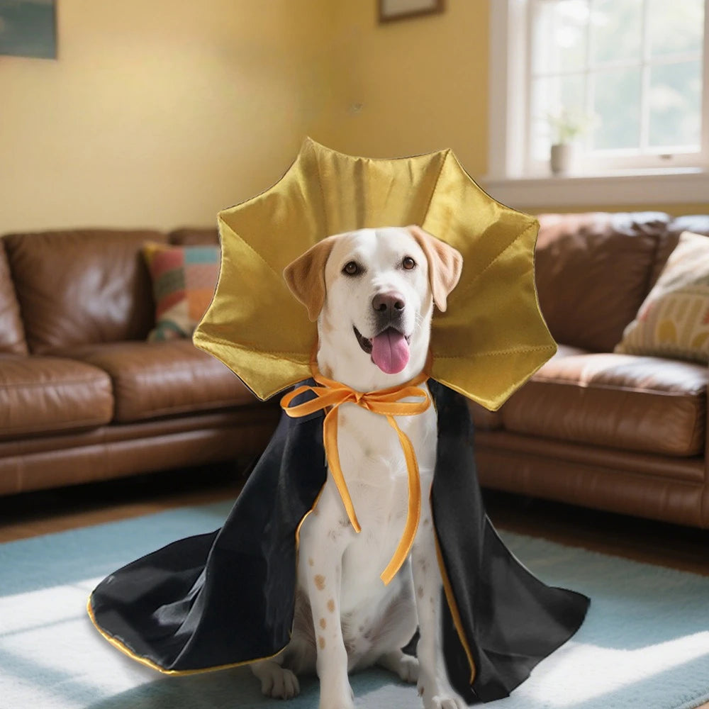 Funny Pet Dog Halloween Costume Dog Cat Costumes for Small Dogs Cosplay Vampire Cloak  Dog Cat Clothes Cloak Pet Supplies