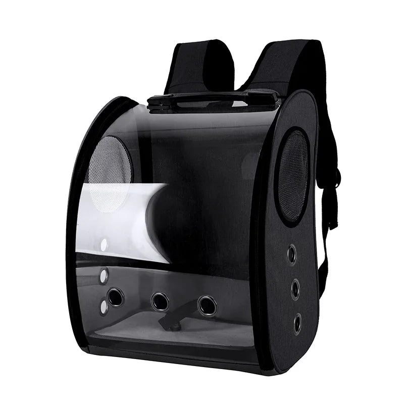 Transparent Pet Transport Carrying Carrier Bag, Pet Space Capsule, Bird Backpack for Parrots, High Quality Travel Window